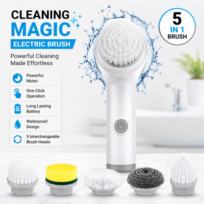 MagicClean™ 5-in-1 Electric Cleaning Brush