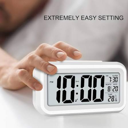 Digital LCD Alarm Clock