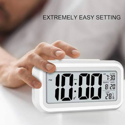 Digital LCD Alarm Clock
