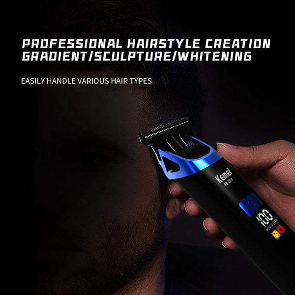 Kemei cordless hair and beard trimmer