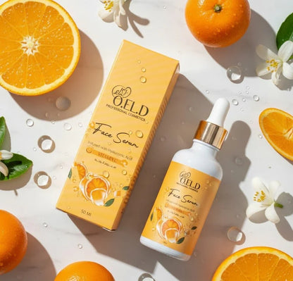 Close up of the vitamin C serum dropper