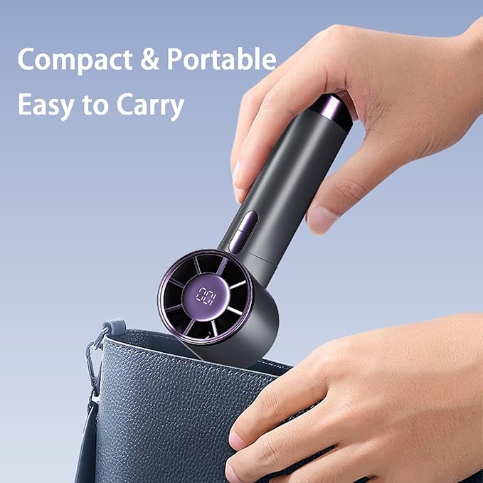 Speed control switch on the handheld fan