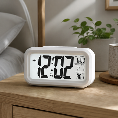 Digital LCD Alarm Clock