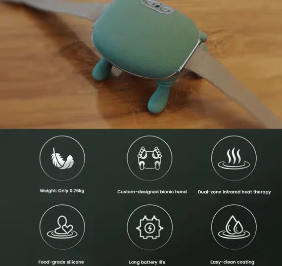 Massage nodes inside the shoulder massager