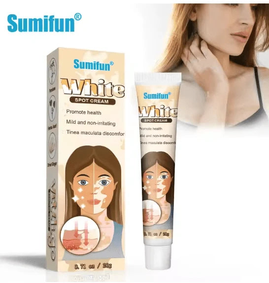 Sumifun cream tube held in hand